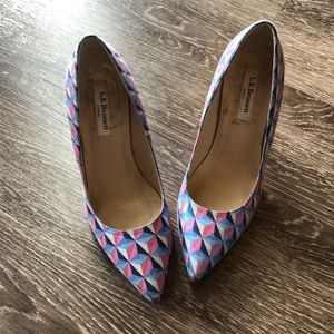 L.K. Bennett Prism Heels